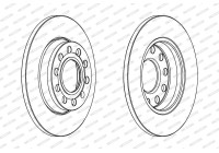 Disque de frein PREMIER Coat+ disc DDF1425C Ferodo