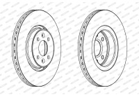Disque de frein PREMIER Coat+ disc DDF1513C Ferodo