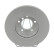 Disque de frein PREMIER Coat+ disc DDF1536C Ferodo, Vignette 2