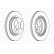 Disque de frein PREMIER Coat+ disc DDF1549C Ferodo