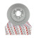 Disque de frein PREMIER Coat+ disc DDF1549C Ferodo, Vignette 3