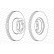 Disque de frein PREMIER Coat+ disc DDF1555C Ferodo