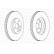 Disque de frein PREMIER Coat+ disc DDF1567C Ferodo