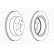 Disque de frein PREMIER Coat+ disc DDF1579C Ferodo