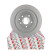 Disque de frein PREMIER Coat+ disc DDF1579C Ferodo, Vignette 3