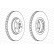 Disque de frein PREMIER Coat+ disc DDF1713C-1 Ferodo, Vignette 2