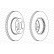 Disque de frein PREMIER Coat+ disc DDF1717C Ferodo