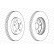Disque de frein PREMIER Coat+ disc DDF1722C-1 Ferodo, Vignette 2