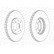 Disque de frein PREMIER Coat+ disc DDF1780C Ferodo, Vignette 2