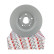 Disque de frein PREMIER Coat+ disc DDF1820C Ferodo, Vignette 3