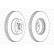 Disque de frein PREMIER Coat+ disc DDF1867C-1 Ferodo, Vignette 2