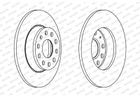 Disque de frein PREMIER Coat+ disc DDF1895C Ferodo