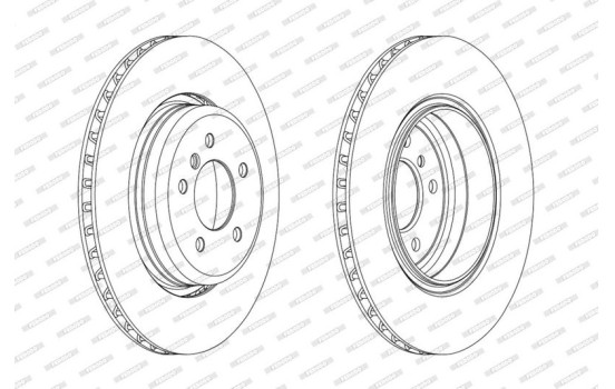 Disque de frein PREMIER Coat+ disc DDF2154C-1 Ferodo, Image 2