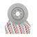 Disque de frein PREMIER Coat+ disc DDF220C Ferodo, Vignette 3