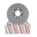 Disque de frein PREMIER Coat+ disc DDF249C Ferodo, Vignette 3