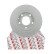 Disque de frein PREMIER Coat+ disc DDF524C Ferodo, Vignette 3