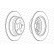 Disque de frein PREMIER Coat+ disc DDF552C Ferodo