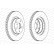 Disque de frein PREMIER Coat+ disc DDF679C Ferodo, Vignette 2