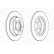 Disque de frein PREMIER Coat+ disc DDF847C Ferodo