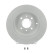 Disque de frein PREMIER Coat+ disc DDF869C Ferodo, Vignette 2