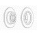 Disque de frein PREMIER Coat+ disc DDF874C Ferodo, Vignette 2