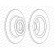 Disque de frein PREMIER Coat+ disc DDF874C Ferodo, Vignette 3