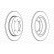Disque de frein PREMIER Coat+ disc DDF886C Ferodo, Vignette 2