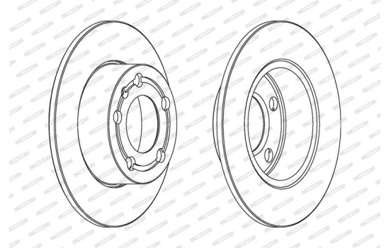 Disque de frein PREMIER Coat+ disc DDF929C Ferodo