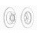 Disque de frein PREMIER Coat+ disc DDF952C Ferodo, Vignette 2