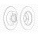 Disque de frein PREMIER Coat+ disc DDF952C Ferodo, Vignette 3