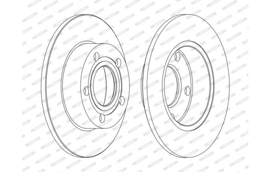 Disque de frein PREMIER Coat+ disc DDF952C Ferodo, Image 3