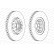 Disque de frein PREMIER Coat+ disc DDF954C-1 Ferodo, Vignette 2