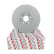 Disque de frein PREMIER DDF1057C Ferodo, Vignette 3