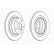 Disque de frein PREMIER DDF1230C Ferodo, Vignette 2