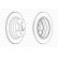 Disque de frein PREMIER DDF1308C Ferodo, Vignette 2