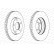 Disque de frein PREMIER DDF1311C Ferodo, Vignette 2