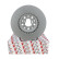 Disque de frein PREMIER DDF1451C Ferodo, Vignette 3