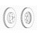 Disque de frein PREMIER DDF1484C Ferodo, Vignette 2