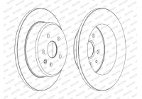 Disque de frein PREMIER DDF1499C Ferodo