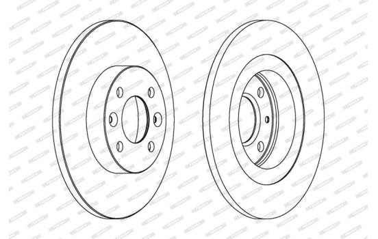 Disque de frein PREMIER DDF1502 Ferodo, Image 2