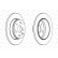 Disque de frein PREMIER DDF1540 Ferodo, Vignette 2