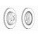 Disque de frein PREMIER DDF1550C-1 Ferodo, Vignette 2