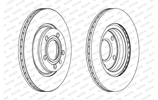 Disque de frein PREMIER DDF1708 Ferodo