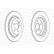 Disque de frein PREMIER DDF1720C Ferodo, Vignette 2