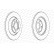 Disque de frein PREMIER DDF1850C Ferodo, Vignette 2