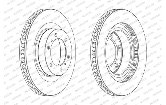 Disque de frein PREMIER DDF2093C-1 Ferodo, Image 2