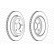 Disque de frein PREMIER DDF2095C Ferodo, Vignette 2