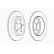Disque de frein PREMIER DDF2096C Ferodo, Vignette 2