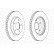Disque de frein PREMIER DDF2100C Ferodo, Vignette 2