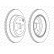 Disque de frein PREMIER DDF2140C Ferodo, Vignette 2